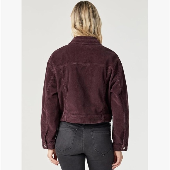 NWT’S Mavi Women's Maren Cropped mahogany corduroy Farmcore Jacket XL New - Picture 5 of 10